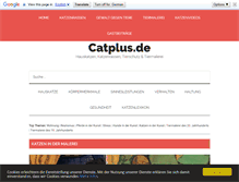 Tablet Screenshot of catplus.de